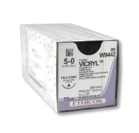 викрил с 1 иглой l=75см., usp 5-0, fs-3 conv (режущая), 16мм 3/8c, 12шт., johnson&johnson