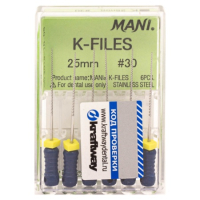 k-files 25 мм, №30, 6шт (mani)