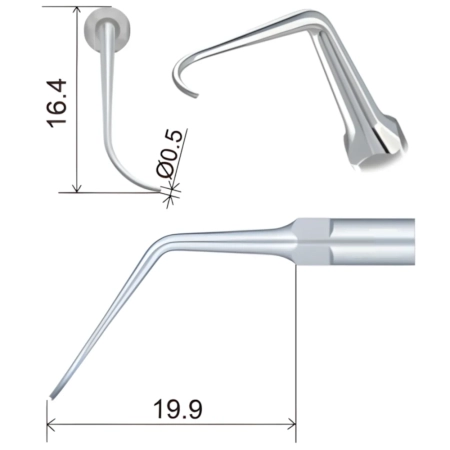 насадка pd2l к скалеру (подходит к dte, satelec, nsk) woodpecker