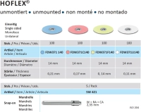 fdw371140 hoflex диск пластиковый 14*0,21 мм. для композита horico