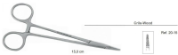 иглодержатель хирургический crile wood, 20 -15* (hlw dental instruments)