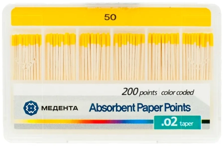 Бумажные штифты 02 №50 200шт/уп (МЕТА) 