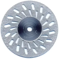 диск алмазный двухрядный, диаметр 22 мм (1 шт) агри