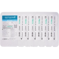 tc-files gold - файлы машинные 21 мм набор 6 шт (15/03, 20/04, 25/04 - по 2 шт) stea