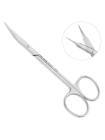 ножницы хирургические изогнутые stevens, 11.5см, hlw (германия)
