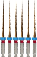 multitaper files gold, 31мм, wp 21, размер 07-25, стерильные машинные файлы (6 шт) eurofile