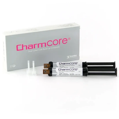 CharmCore Dual (ЧамКор) - композит двойного отверждения, 2шпр*5мл. (DentKist) White