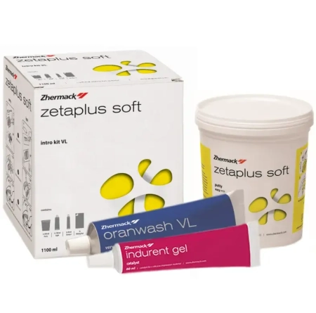 Zetaplus SOFT intro kit VL, набор: 900мл+140мл+60мл, Zhermack (ТК=4шт)