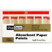 бумажные штифты - №25 - 200 штук, diadent
