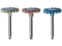 6w9913-mix (с прорезями) - набор полировка керамики, угловой наконечник, ø 14мм., h