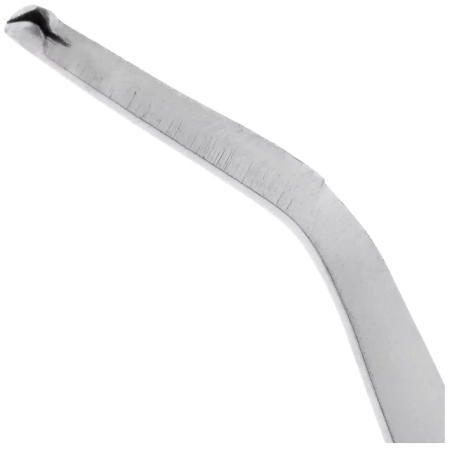 микро-пинцет хирургический изогнутый gomel, 18см арт. 22-31*, hlw