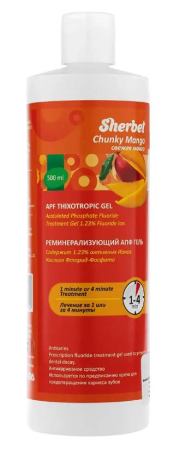 Гель "Sherbet" реминерализующий (Свежее манго) - 500мл., StaiNo