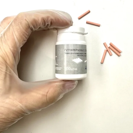 стержни гуттаперчевые для guttafill (100 шт) geosoft