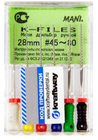 k-files 28 мм, №45-80, 6шт (mani)