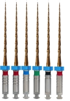 multitaper files gold, 25мм, wp 21, ассорти 25-40, машинные файлы (6 шт) eurofile