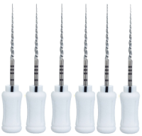 ultratapers hand s2 25mm, ручные файлы, никель-титан, 6 шт. eurofile