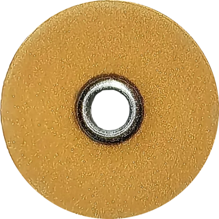 полир диск шлифовальный kagayaki roundflex мягкий т (оранж) d 12.7мм  50шт (втулка металл)