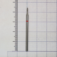 h247c012 бор алмазный h - пламя заостренное - 012 красный horico
