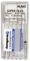 super files - дрильборы машинные сверхгибкие, 25мм., 6шт., №15-40, mani