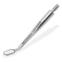 микрозеркало стоматологическое megamicro rhodium, овальное 3 × 6 мм (1 шт) hahnenkratt