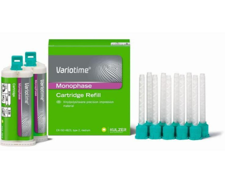Variotime Monophase Cartridge Refill, 2х50мл., Heraeus Kulzer