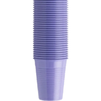 стаканы пластиковые, 100шт., лиловые, euronda