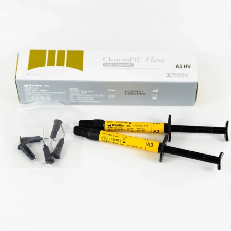 CharmFil Flow (High viscosity) А3 - жидкотекучий материал высокой вязкости, 2шпр*2г., DentKist