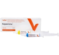 керамгель - набор для травления металлокерамических или керамических изделий, 5мл+5мл, "владмива"