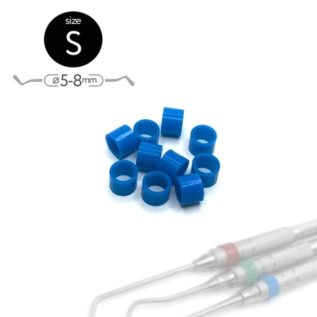 маркировочные кольца размер s синие (50 шт) медсил