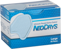 прокладки абсорбирующие стоматологические "neodrys", 50шт., синие (тк=30шт)