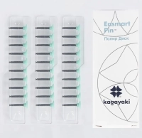 полир "kagayaki ensmart pin" - диск зелёный (силикон) µ 70 - пластиковый держатель, 30шт/уп