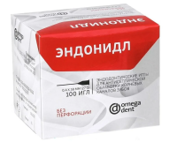 эндонидл - эндодонтические иглы (0.4*38мм), 100шт., нфк омега (без перфорации)