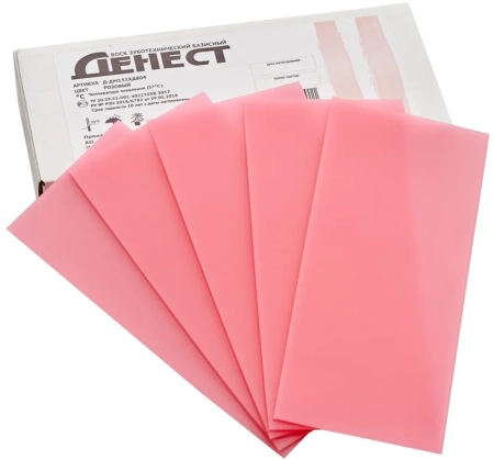 Воск зуботехнический базисный ДЕНЕСТ розовый (500 г) ЭУР-МЕД Денталдепо