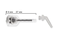 канюли core mixing tips (коричневые) - 50 штук, для core build-up resin, spident