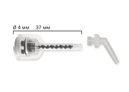 канюли core mixing tips (коричневые) - 50 штук, для core build-up resin, spident