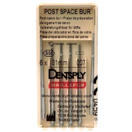 Бор для удаления гуттаперчи Post Space Bur 007/31мм (6 шт) Maillefer