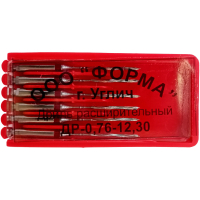 дриль расширительный для титановых штифтов 0.76-12.30 (308s, 308l), 6шт/уп (форма)