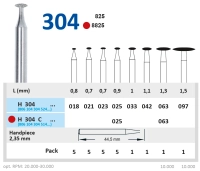 h304042 бор алмазный h - линза - 042 серый horico