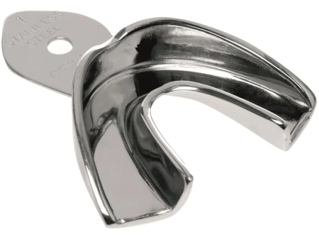 Ложки "Hi Tray" слепочные, металлические, размер №4, нижняя челюсть, 1шт., Zhermack