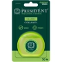 зубная нить president classic мята, фтор, вощёная 50м арт.200