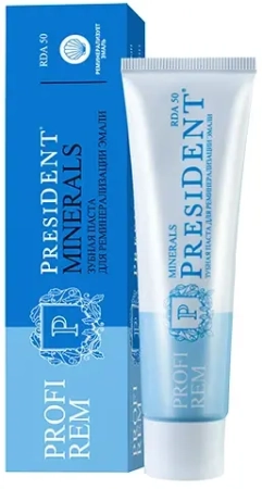 Зубная паста PRESIDENT® PROFI REM "MINERALS" 50 мл