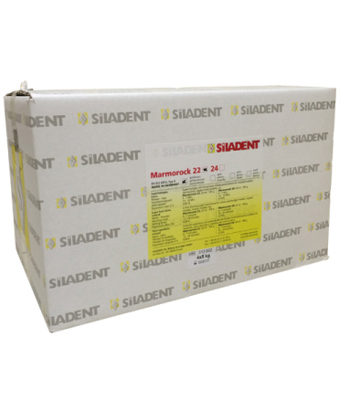 Гипс Marmorock 22 4кл ГОЛУБОЙ 4x5кг Siladent