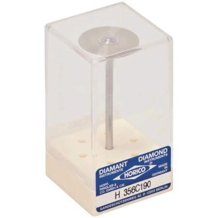 H356C190 Диск алмазный - красный Ø 19мм - односторонний алмазная крошка по краю снизу, HORICO