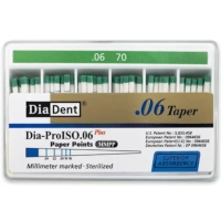 бумажные штифты - конусность 06 - №70 - 100 штук, diadent