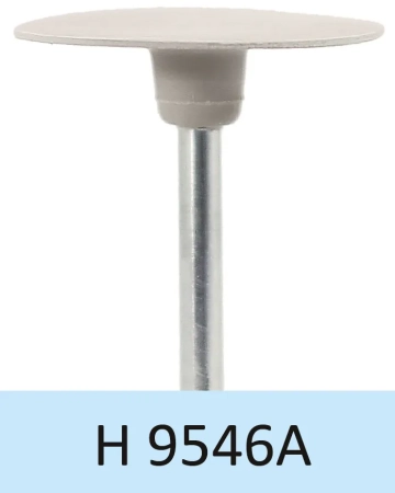 H9546A Диск полировальный - Жёлтый (мелкая зернистость) - полировка керамики, циркона, Ø 19мм., HORI