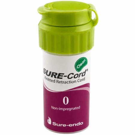Нить ретракционная SURE-Cord Clean №0 - без пропитки, Sure-Endo