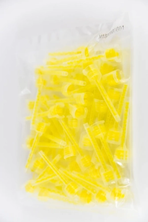 канюли смесительные charmflex light - жёлтые, 48шт/уп., dentkist