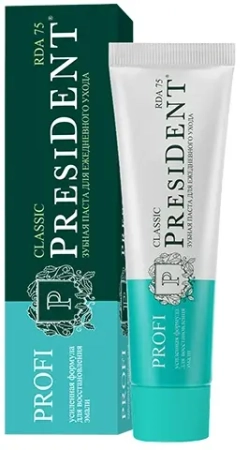 Зубная паста PRESIDENT®PROFI Classic 50мл