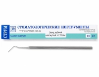 зонд зубной изогнутый l=15мм (струм) (1уп=10шт)