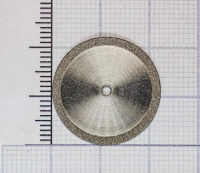 h321220 диск алмазный -  ø 22мм - двухсторонний алмазная крошка по краю, horico